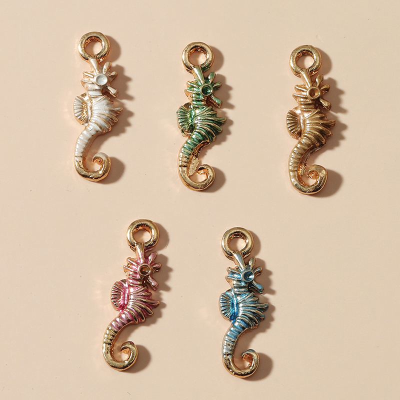 1 Set Alloy Hippocampus Fashion display picture 1