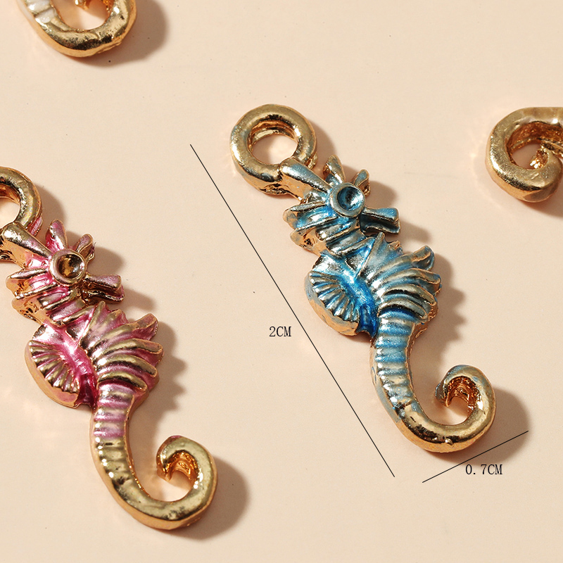1 Set Alloy Hippocampus Fashion display picture 4