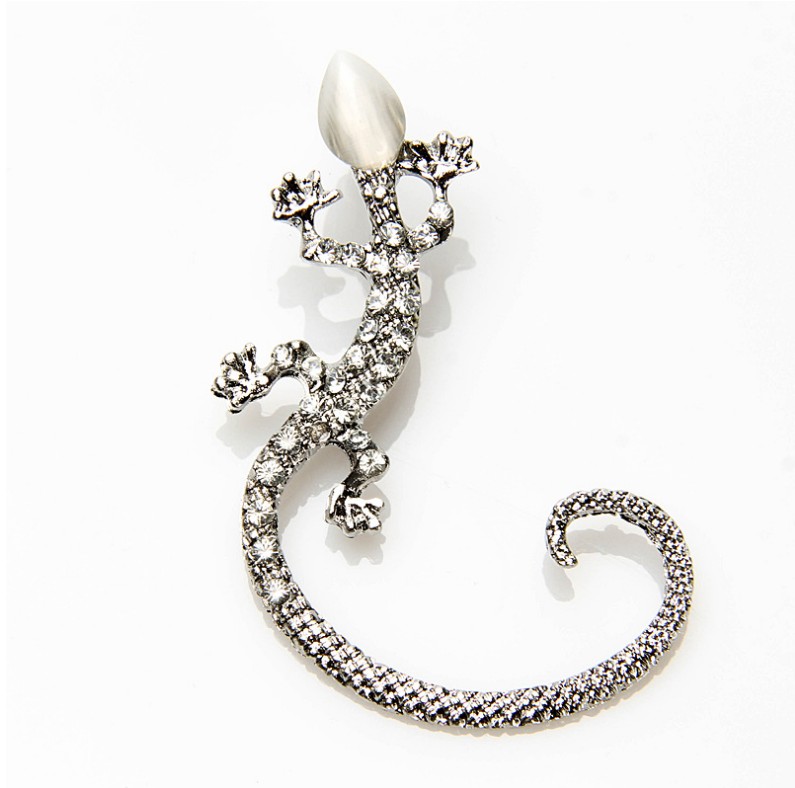 Style Moderne Géométrique Alliage Strass Artificiels Clips D'oreille 1 Pièce display picture 4