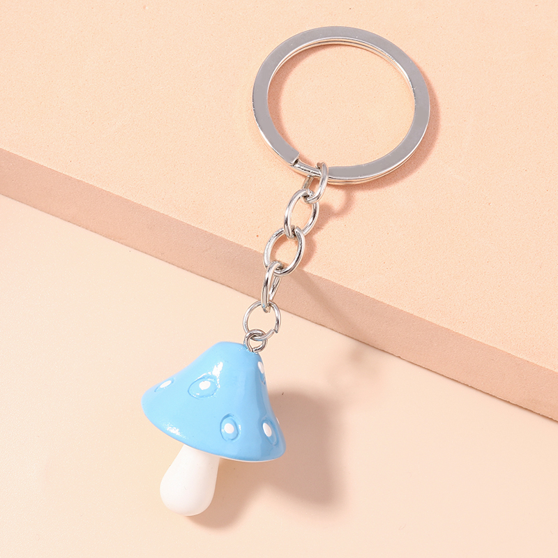 Cute Mushroom Alloy Plating Keychain 1 Piece display picture 4