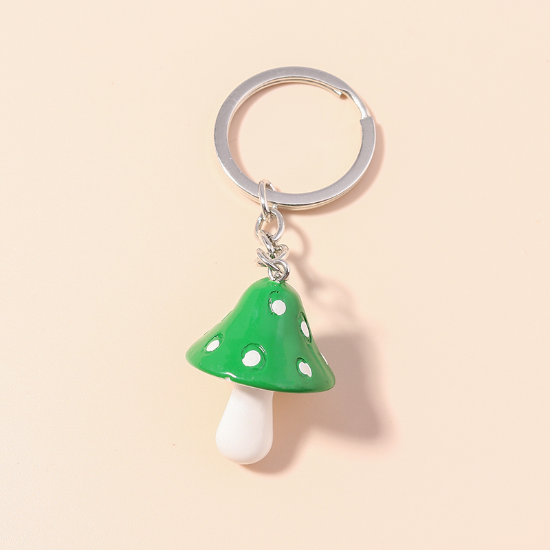Cute Mushroom Alloy Plating Keychain 1 Piece display picture 5