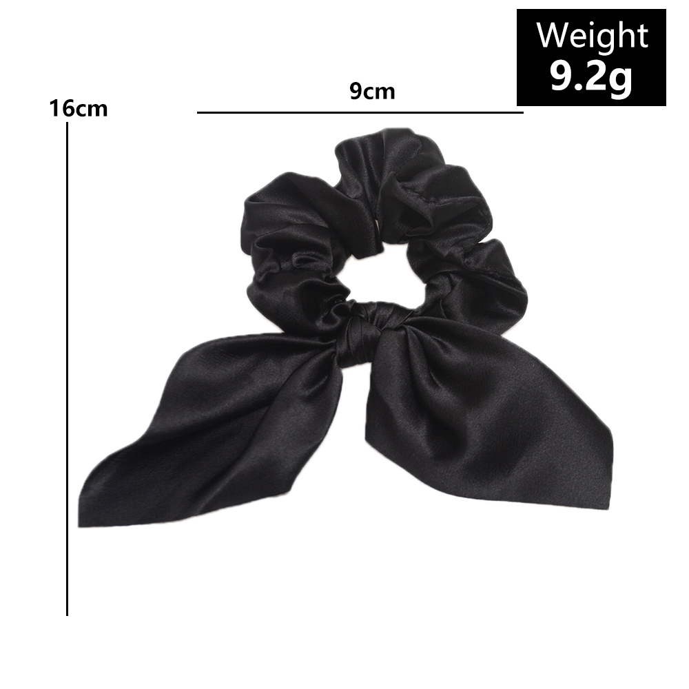 Simple Style Solid Color Cloth Bow Knot Hair Band 1 Piece display picture 1