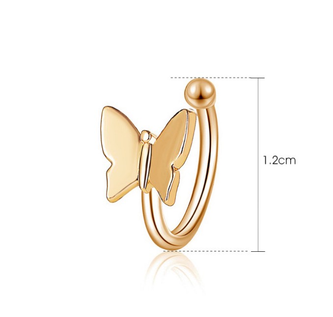 Fashion Butterfly Alloy Plating Ear Clips 1 Piece display picture 1