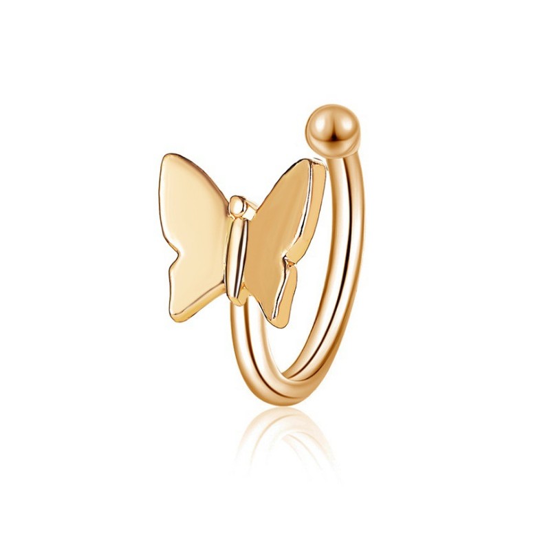 Fashion Butterfly Alloy Plating Ear Clips 1 Piece display picture 7