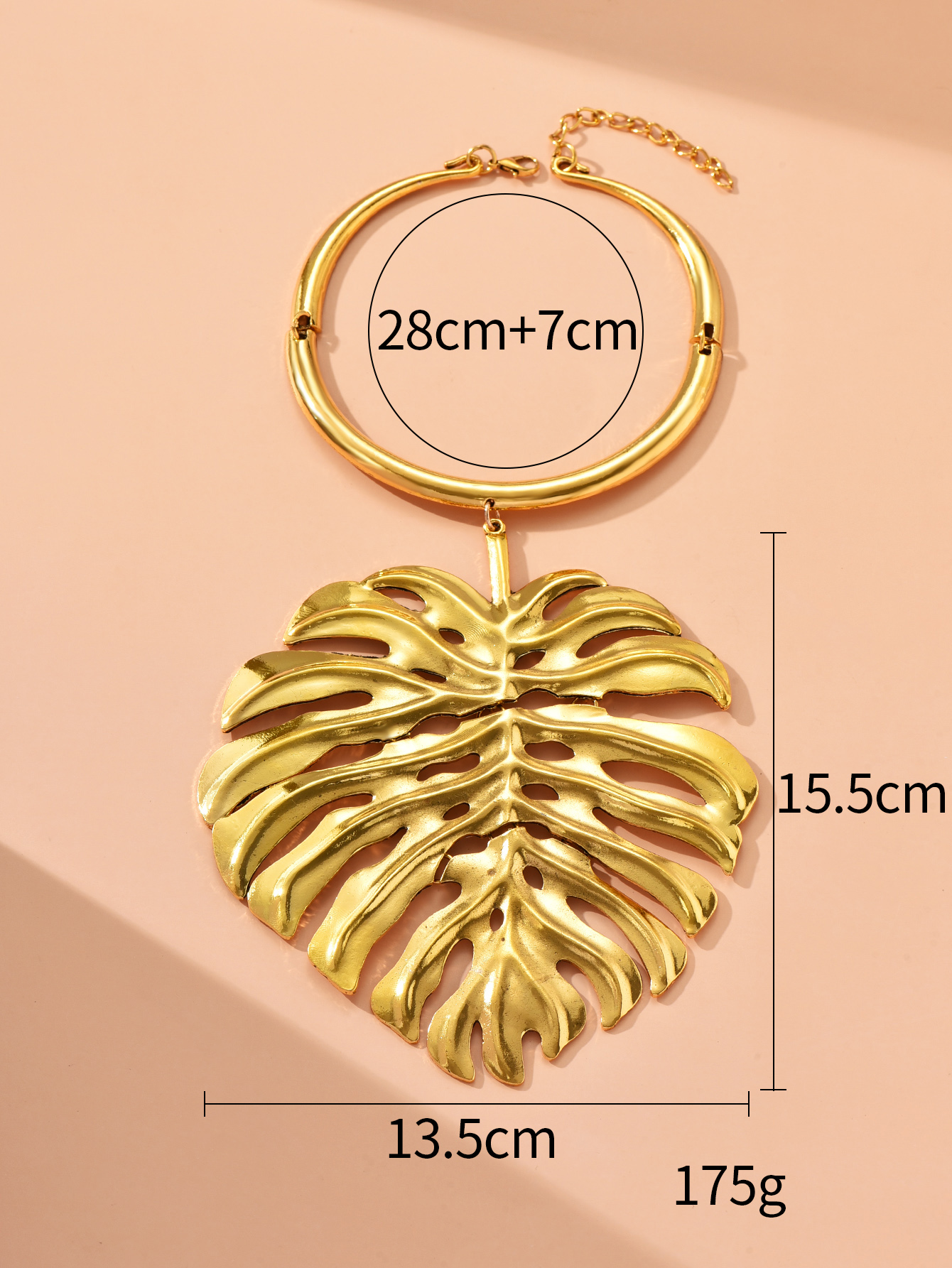 Fashion Leaf Alloy Alloy Necklace display picture 5