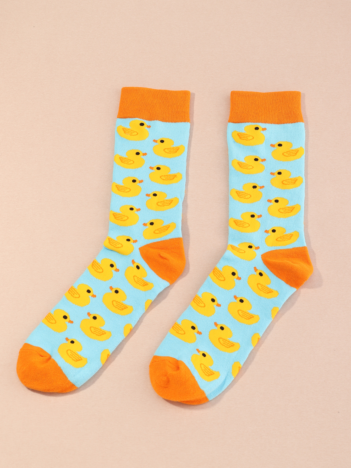 Men's Cartoon Style Duck Cotton Socks display picture 3