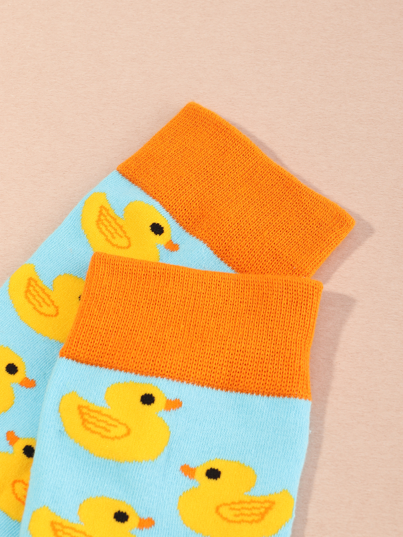 Men's Cartoon Style Duck Cotton Socks display picture 4