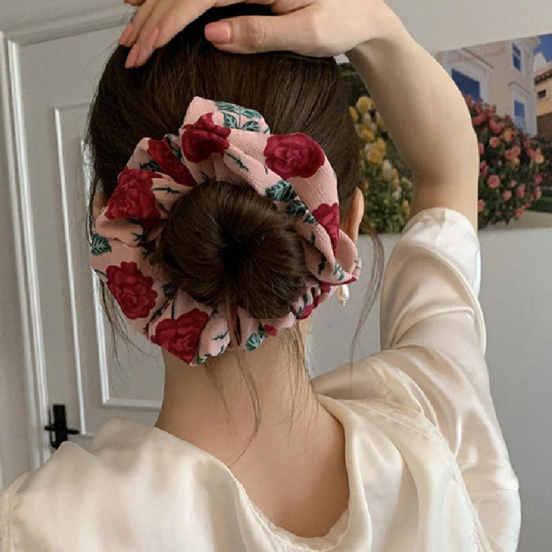 Sweet Rose Cloth Hair Band display picture 6