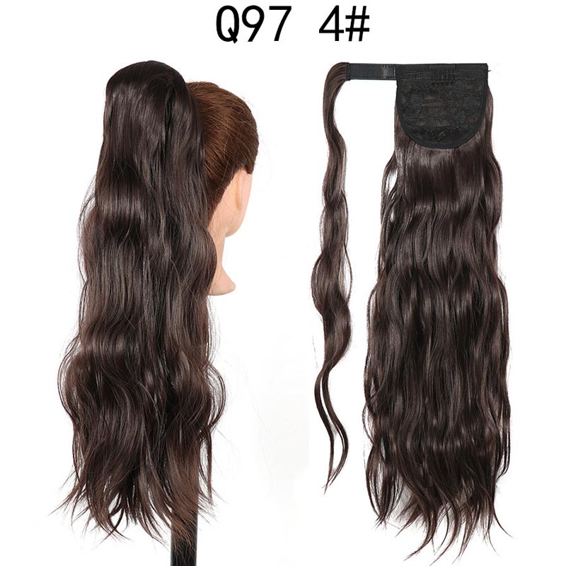 Women's Fashion White Wine Red Black Party High Temperature Wire Centre Parting Long Curly Hair Wigs display picture 4