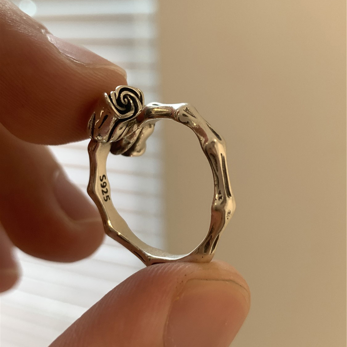 Simple Style Rose Copper Open Ring Copper Rings display picture 2