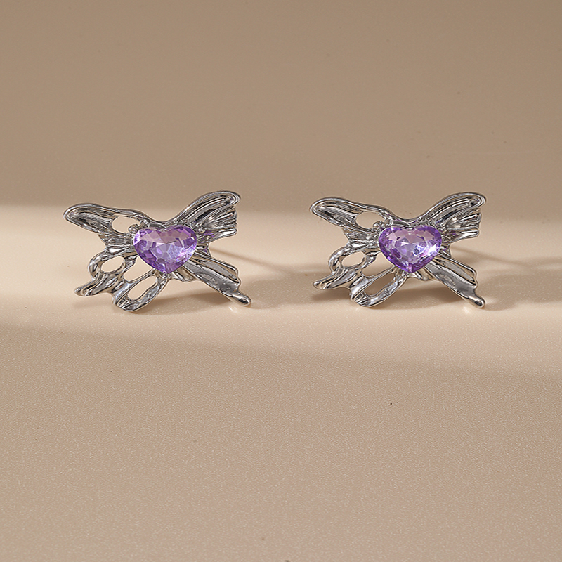 Fashion Butterfly Alloy Plating Ear Studs 1 Pair display picture 2