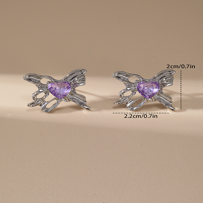 Fashion Butterfly Alloy Plating Ear Studs 1 Pair display picture 4