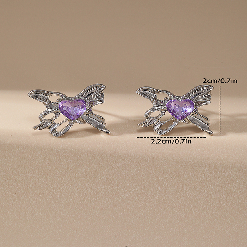 Mode Papillon Alliage Placage Boucles D'oreilles 1 Paire display picture 4