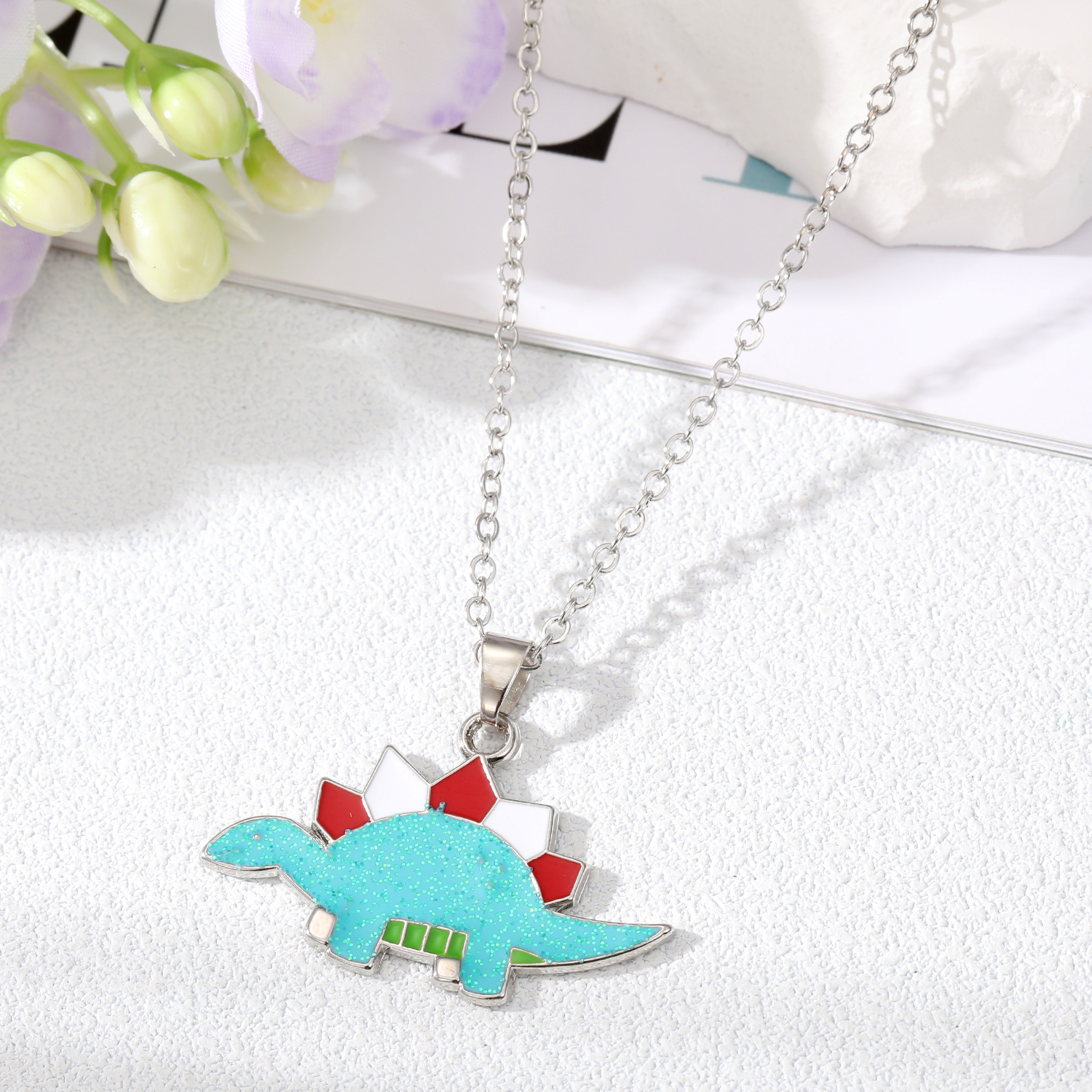 Fashion Dinosaur Alloy Plating Pendant Necklace 1 Piece display picture 5