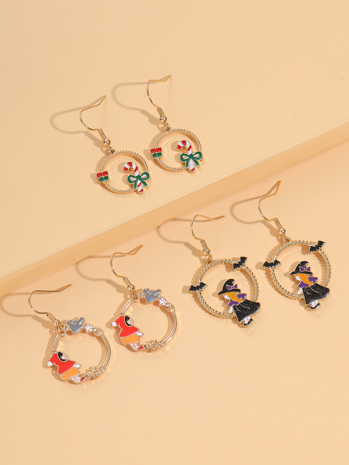 Fashion Cartoon Alloy Earrings 1 Set display picture 5
