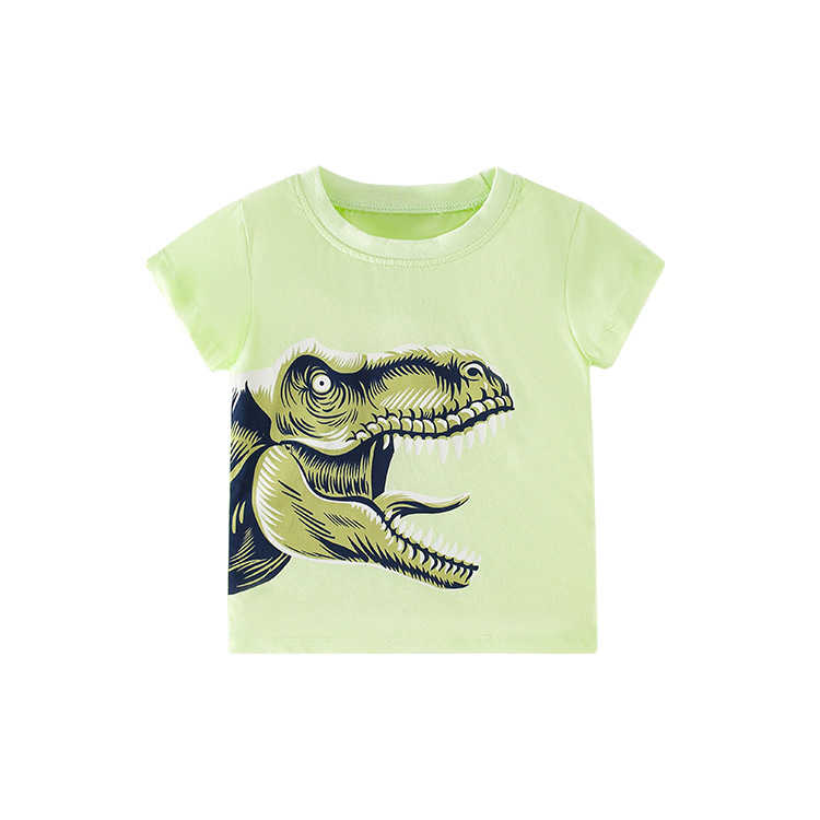 Fashion Dinosaur 100% Cotton Baby Clothes display picture 1