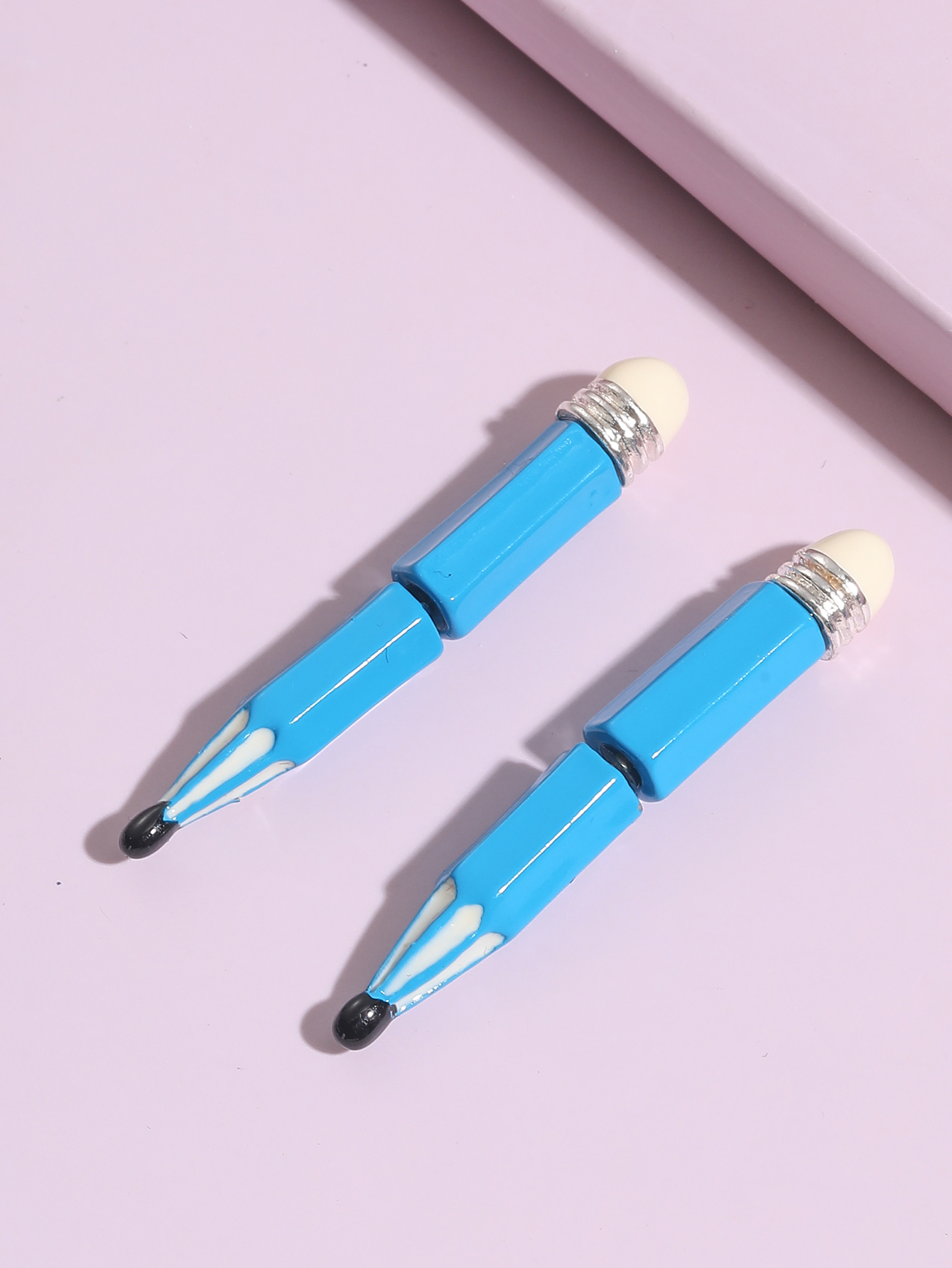 Fashion Pencil Alloy Enamel Ear Studs display picture 2