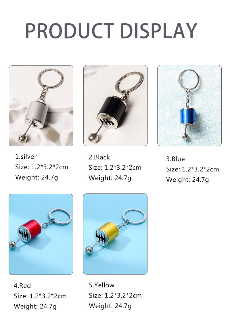Novelty Solid Color Alloy Plating Bag Pendant Keychain display picture 4