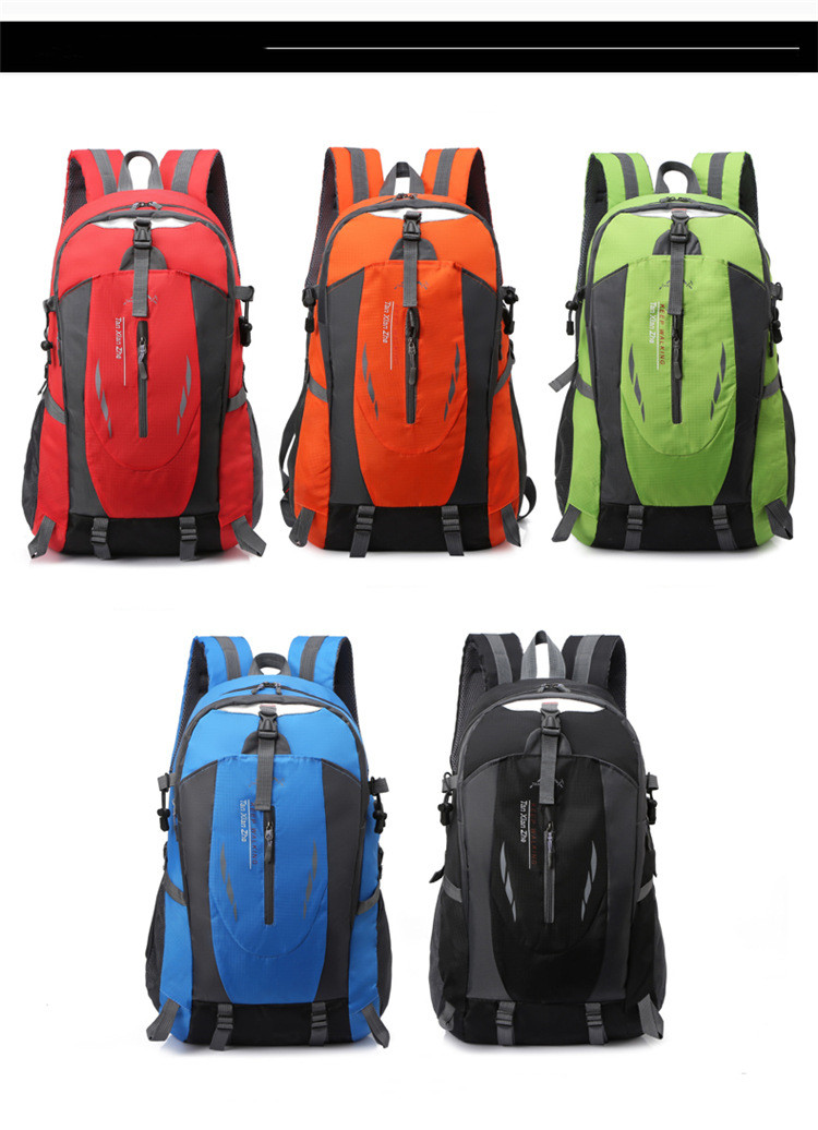 Sports Letter Oval Zipper Functional Backpack display picture 11
