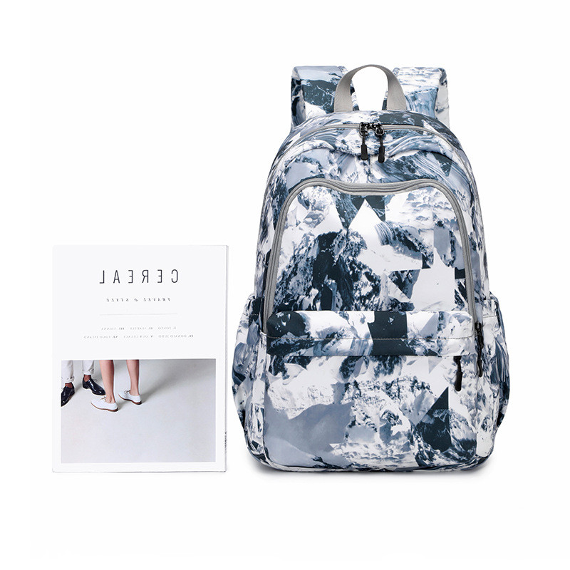 Fashion Printing Square Zipper Fashion Backpack display picture 2
