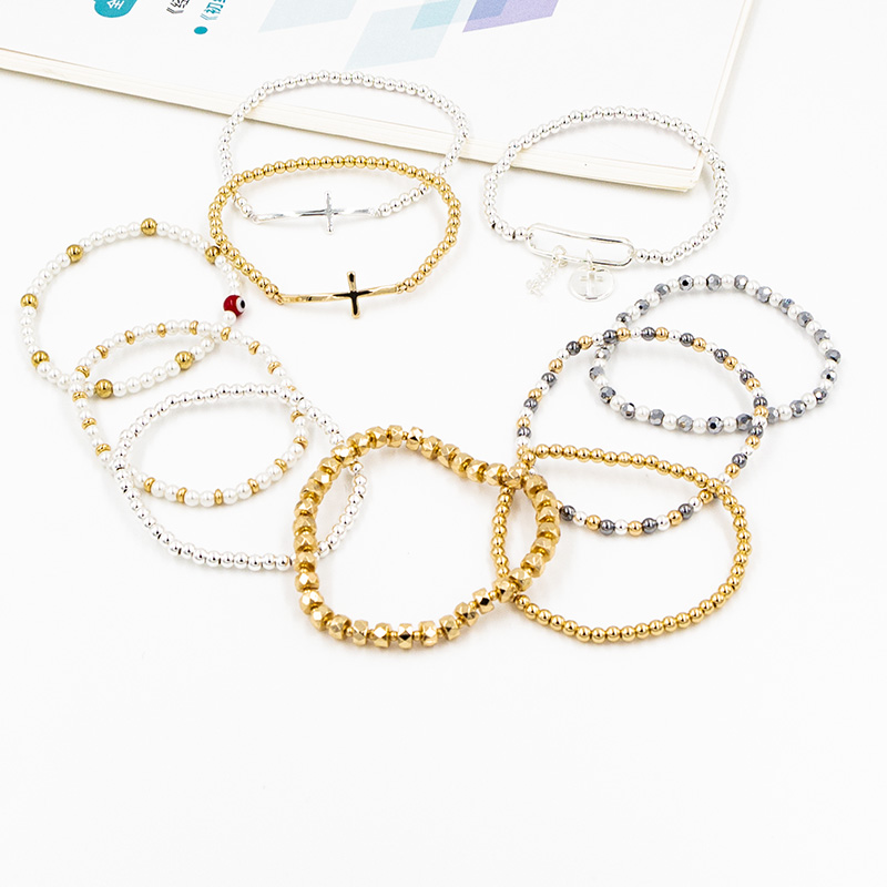 Simple Style Cross Eye Alloy Wholesale Bracelets display picture 3