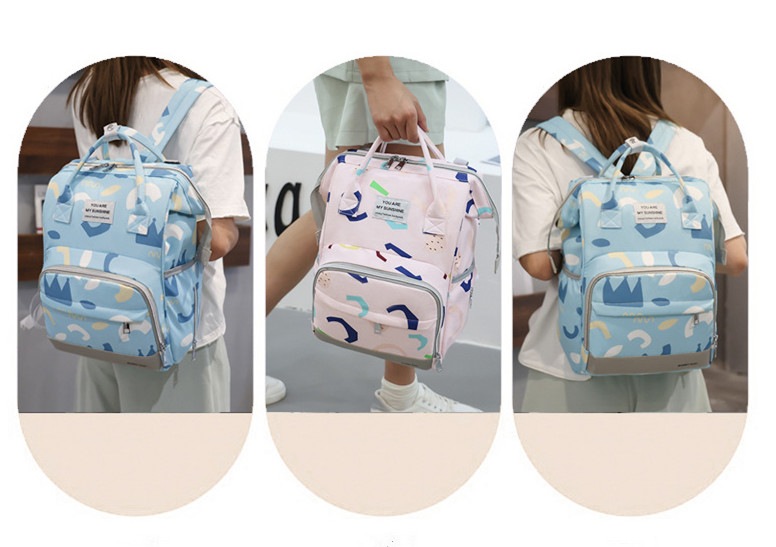 Waterproof Others Diaper Backpack Daily Diaper Backpacks display picture 5