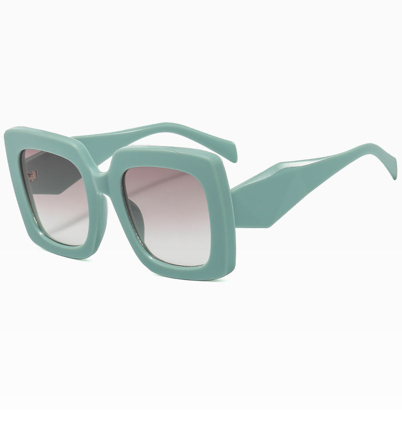 Fashion Solid Color Pc Uv400 Resin Square Full Frame Women's Sunglasses display picture 4