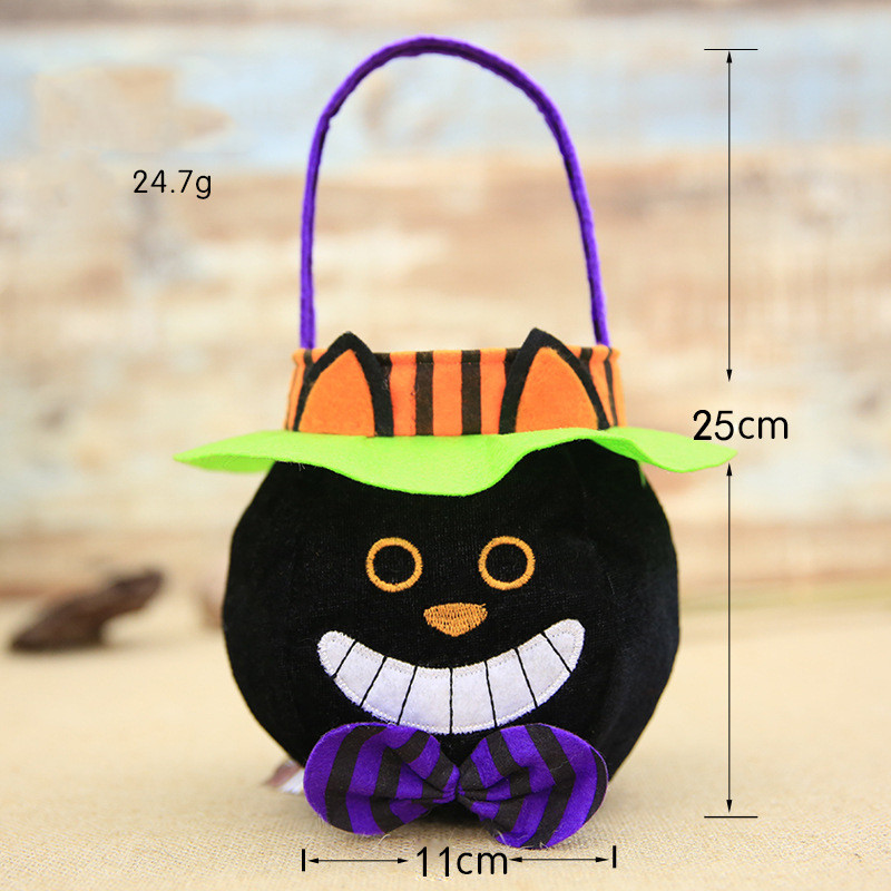 Halloween Pumpkin Cloth Party Candy Basket display picture 5