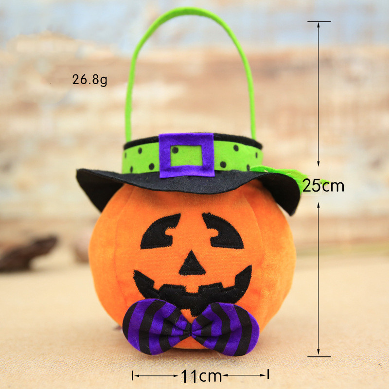 Halloween Pumpkin Cloth Party Candy Basket display picture 4