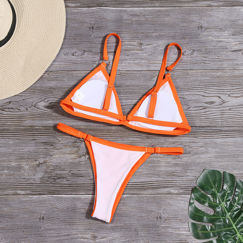 Women's Solid Color 2 Piece Set Bikinis display picture 2