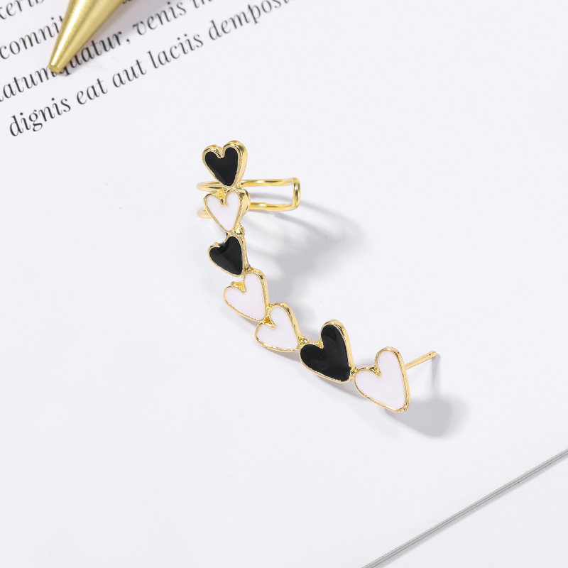 Fashion Heart Shape Alloy Women's Ear Clips 1 Piece display picture 4