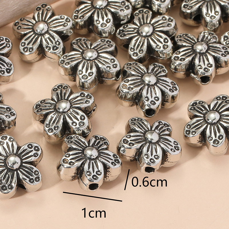 42 Pieces Alloy Flower Vintage Style display picture 5