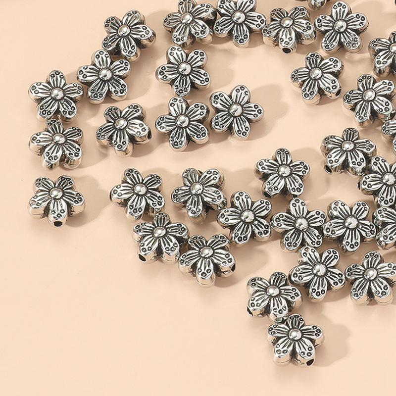 42 Pieces Alloy Flower Vintage Style display picture 4