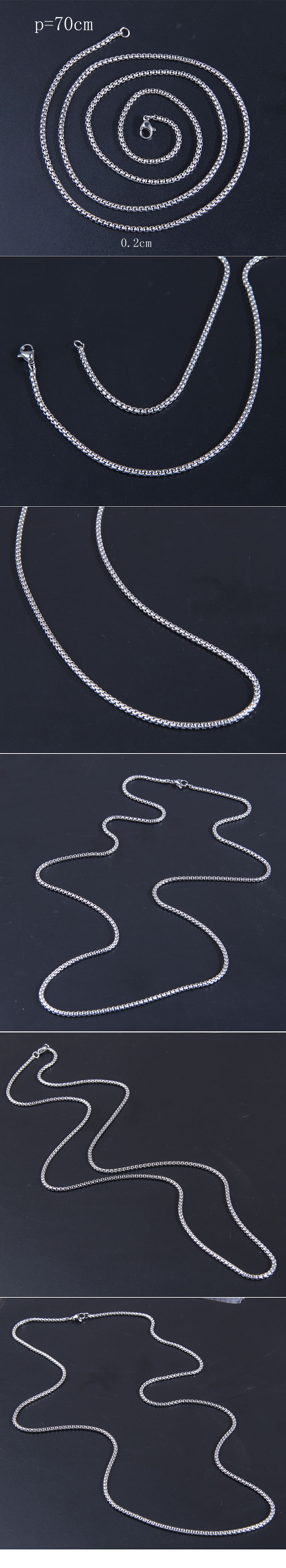 Einfacher Stil Geometrisch Rostfreier Stahl Überzug Halskette display picture 1