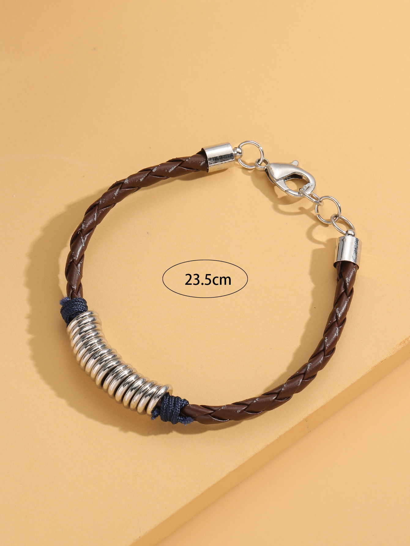 Mode Couleur Unie Faux Cuir Bracelets display picture 3