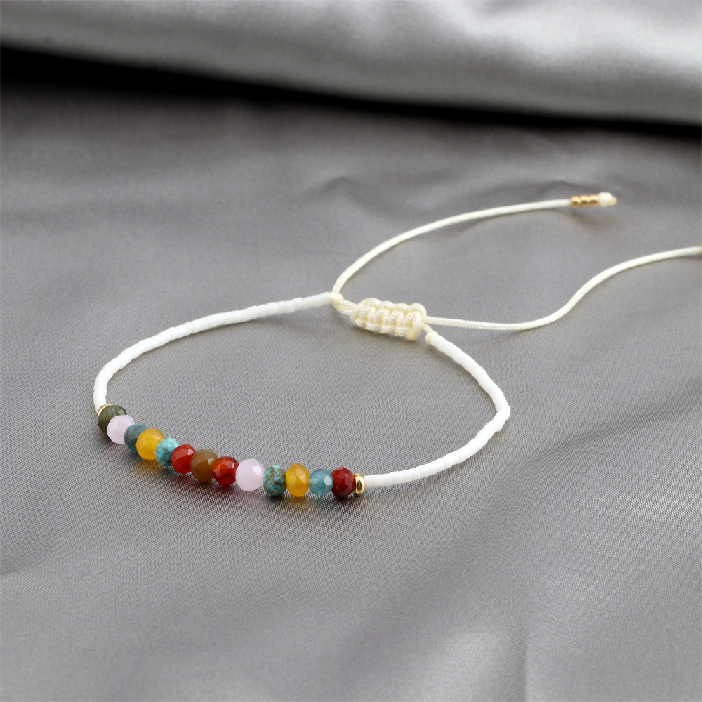 Bohémien Œil Matériaux Mixtes Fait Main Pierre Naturelle Bracelets 1 Pièce display picture 7