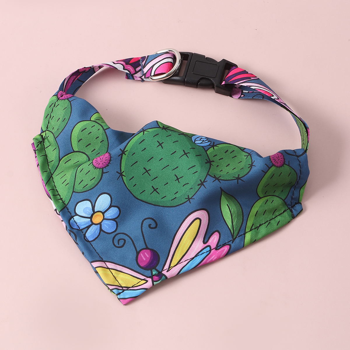 Cute Polyester Cactus Flower Pet Scarf 1 Piece display picture 1