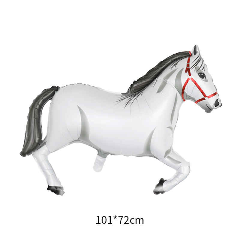 Birthday Horse Aluminum Film Party Balloons display picture 4