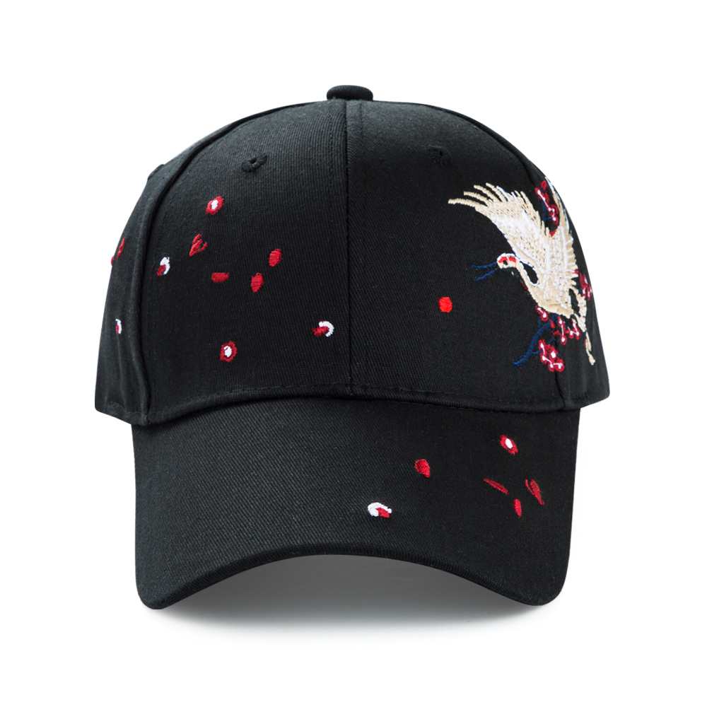 Gorra De Béisbol De Alero Curvado Con Bordado De Pájaros Chinoiserie Unisex display picture 6