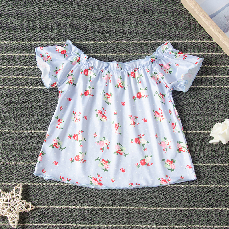 Pastoral Ditsy Floral Cotton Printing Baby Clothes display picture 3