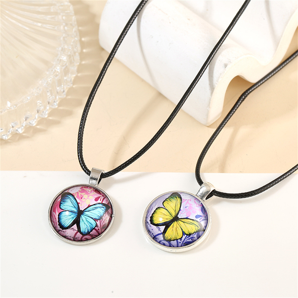 Fashion Butterfly Alloy Women's Pendant Necklace 1 Piece display picture 7