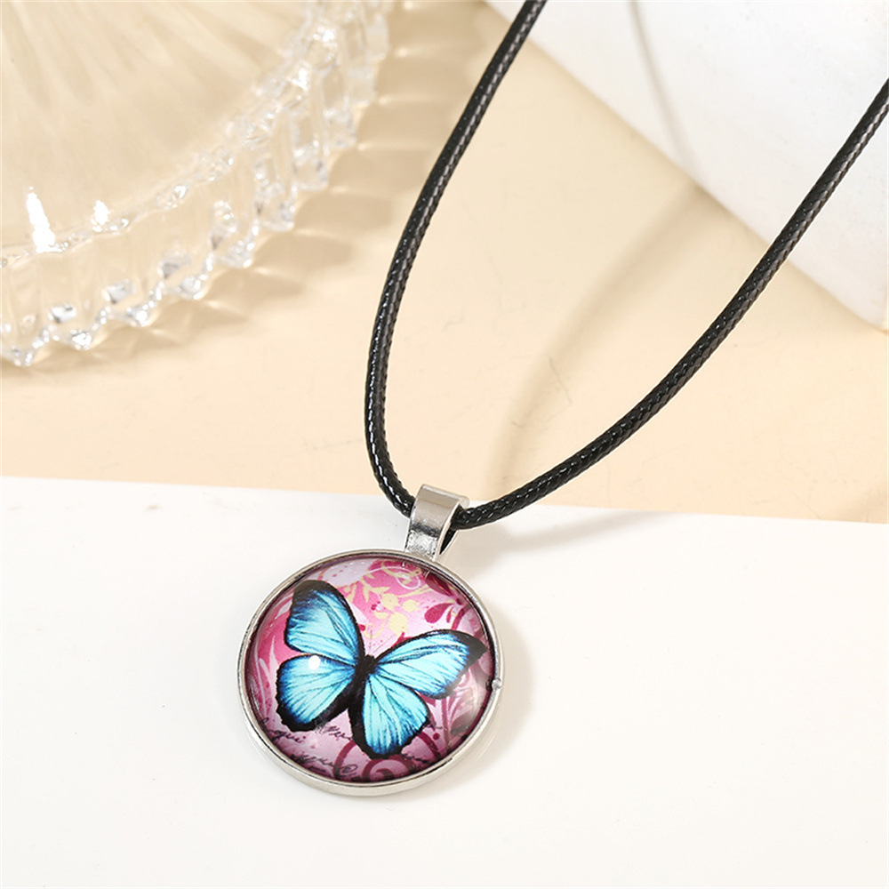 Fashion Butterfly Alloy Women's Pendant Necklace 1 Piece display picture 5