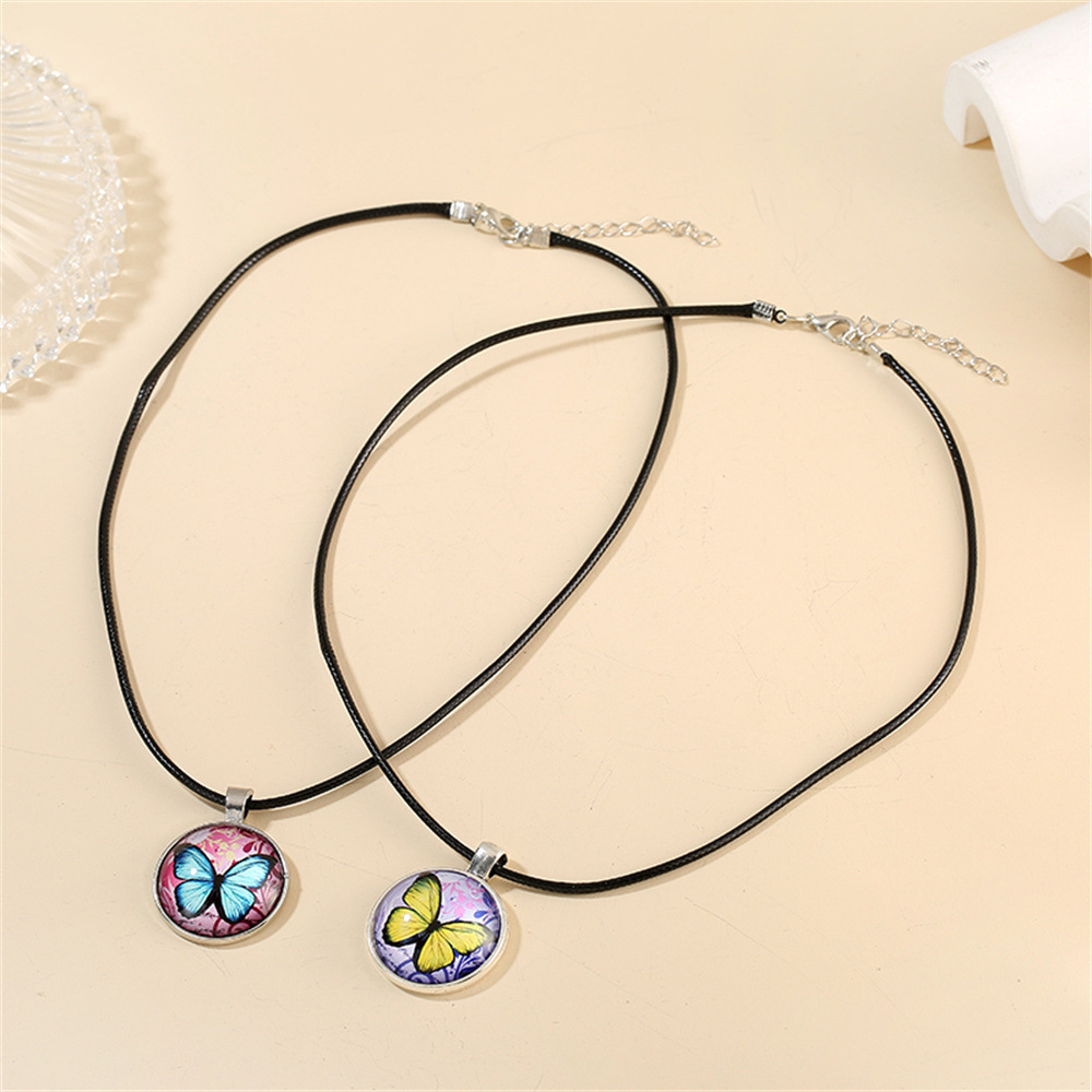 Fashion Butterfly Alloy Women's Pendant Necklace 1 Piece display picture 4