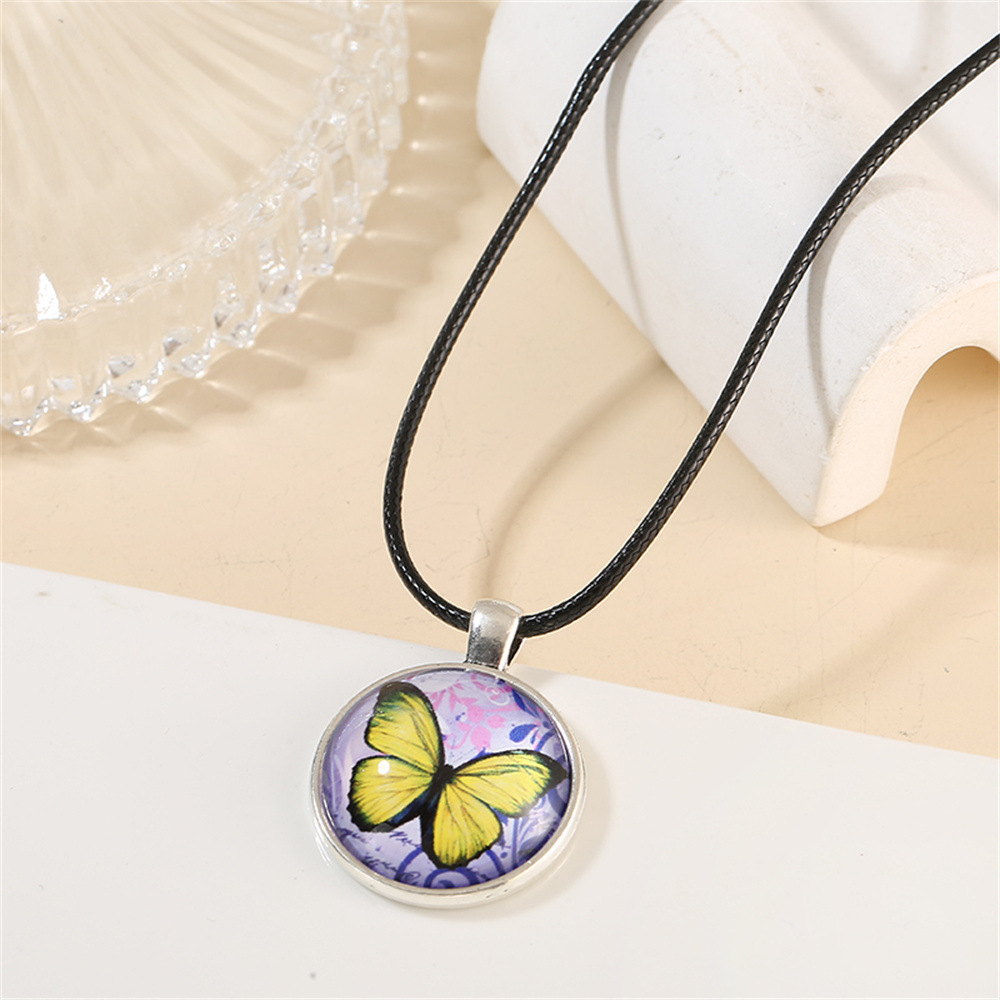 Fashion Butterfly Alloy Women's Pendant Necklace 1 Piece display picture 6