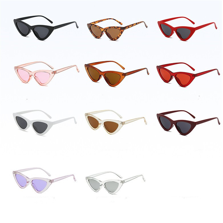 Unisex Retro Solid Color Ac Cat Eye Full Frame Sunglasses display picture 1