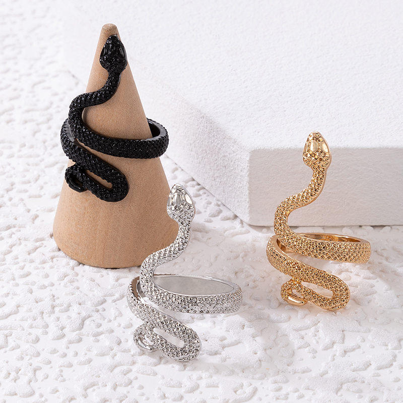 Simple Style Snake Alloy Women's Rings 1 Piece display picture 4