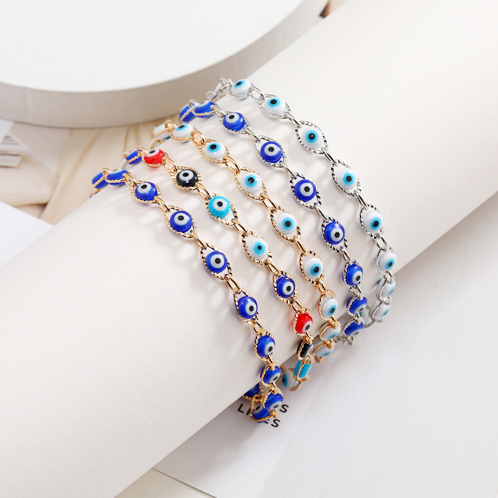 Vintage Style Devil's Eye Alloy Plating Women's Bracelets 1 Piece display picture 6