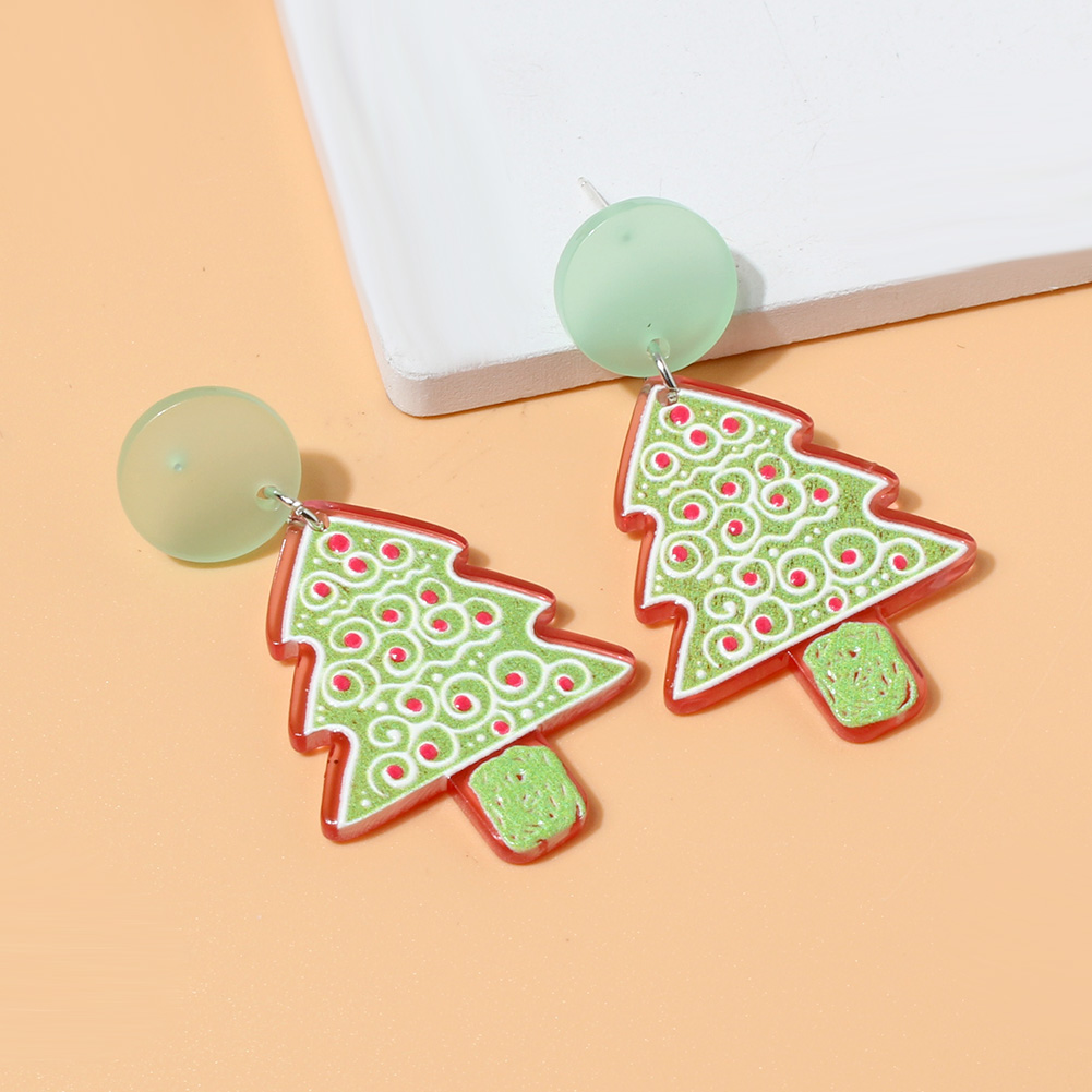 Fashion Christmas Tree Plastic Women's Drop Earrings 1 Pair display picture 2