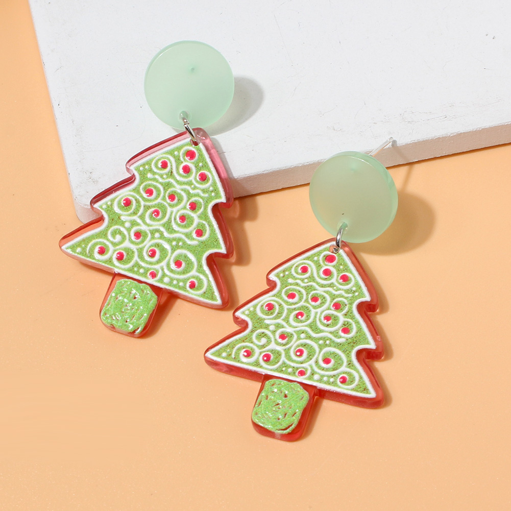 Fashion Christmas Tree Plastic Women's Drop Earrings 1 Pair display picture 4