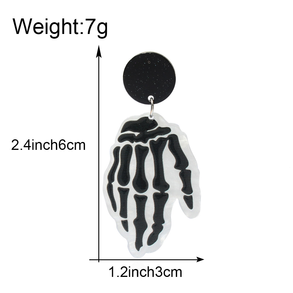 Funny Palm Plastic Women's Drop Earrings 1 Pair display picture 1